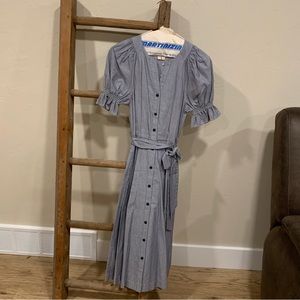 Gal meets glam blue garden dress - size 2 - nwt